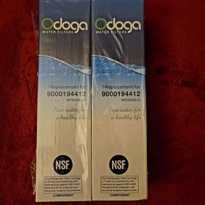 NWOT ODOGA WATER FILTER REPLACEMENT FILTER 2 PACK